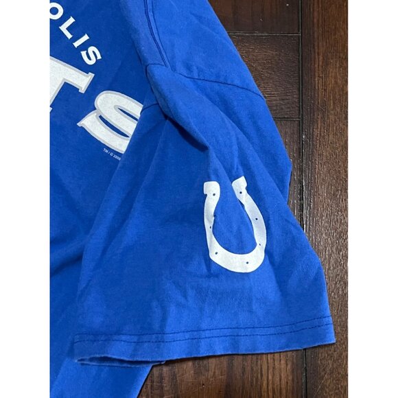 Vintage Lee Sport T-Shirt Blue Indianapolis Colts Short Sleeve NFL Football L - Picture 3 of 7